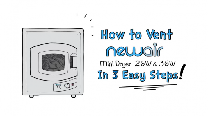 How to Vent Your NewAir MiniDryer26W & 36W in 3 Easy Steps