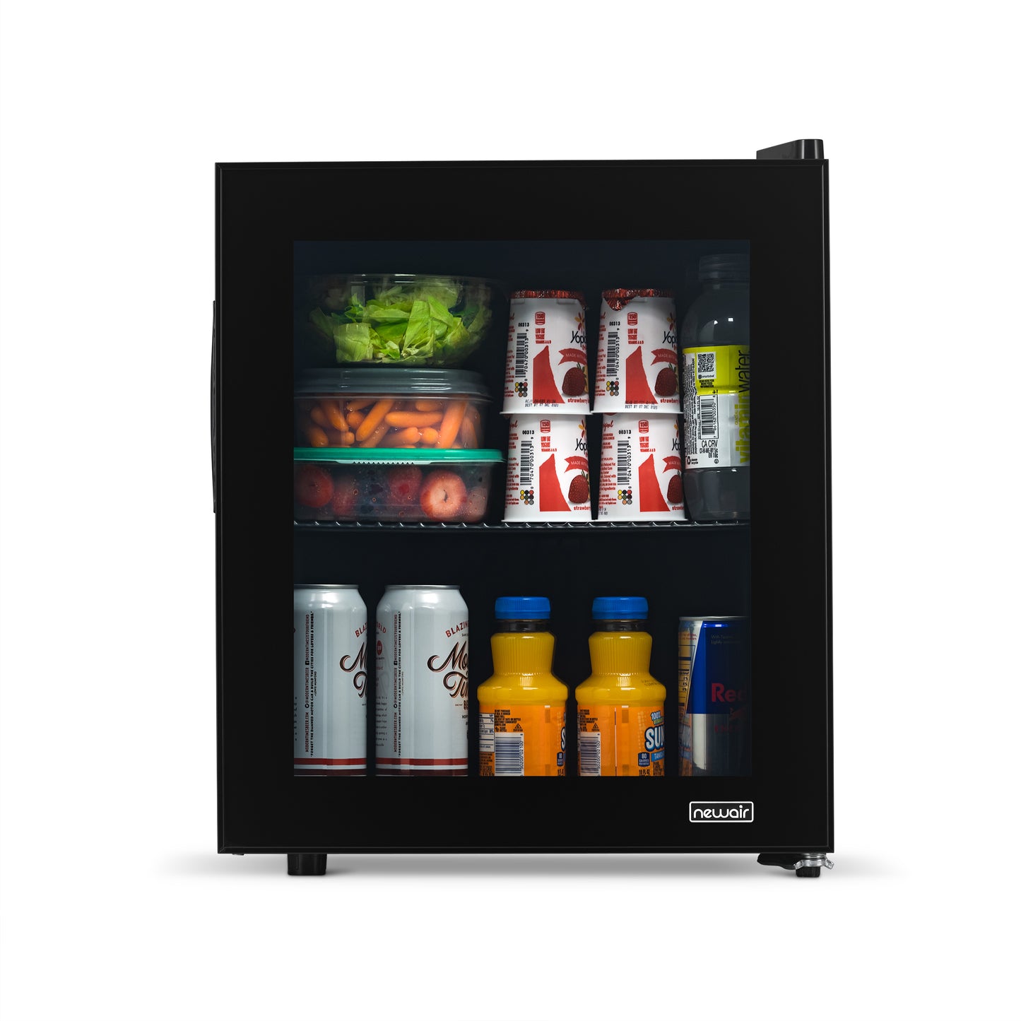 Newair® 60-Can Freestanding Black Beverage Fridge - 16.75"