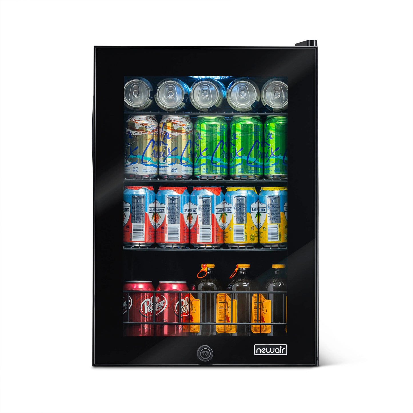 Newair® 90-Can Freestanding Black Beverage Fridge - 17"