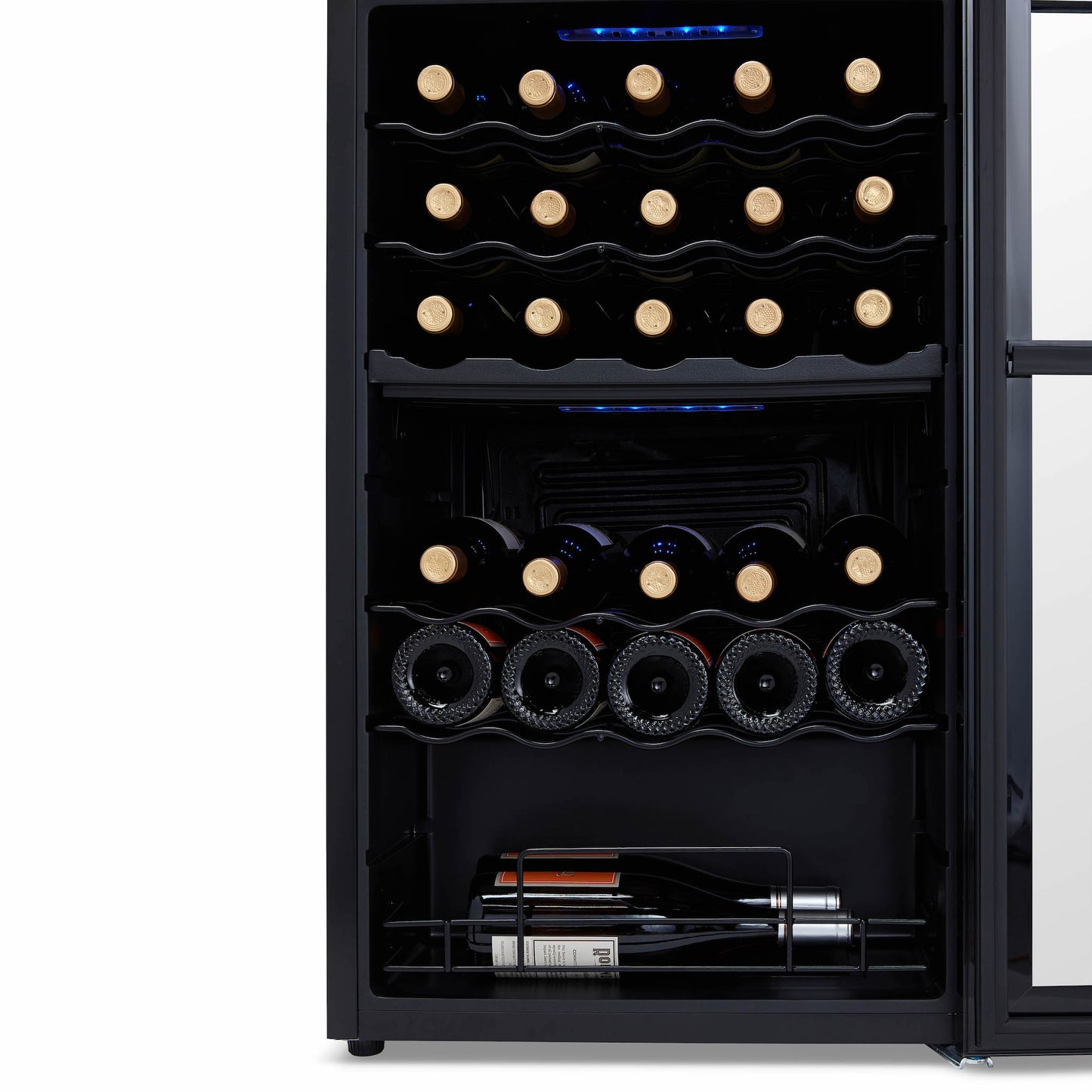 Luma® 33-Bottle 19.5" Black Freestanding Wine Fridge