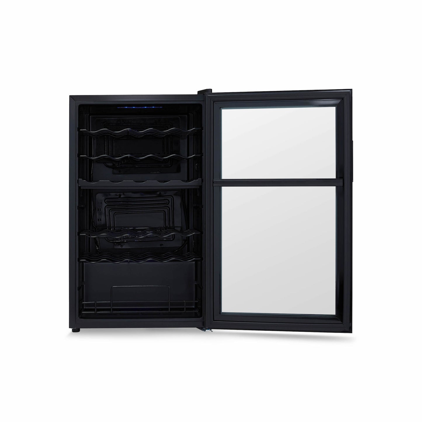 Newair® 33-Bottle 19.5" Black Freestanding Dual Zone Wine Fridge