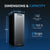 Dimensions and Capacity of the Shadow Series Wine Fridge. 