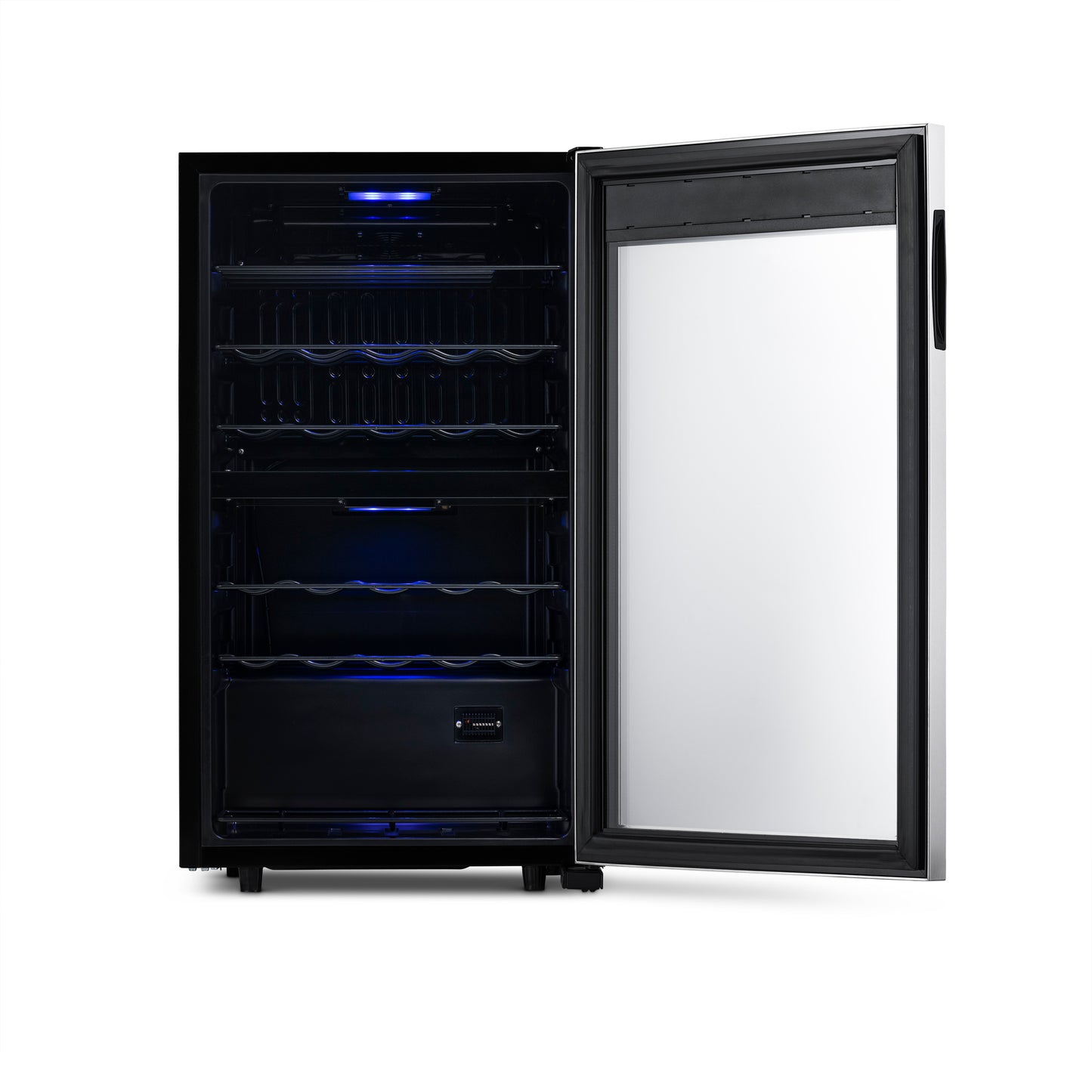 Newair® 28-Bottle 18.9" Stainless Steel Freestanding Dual Zone Wine Fridge