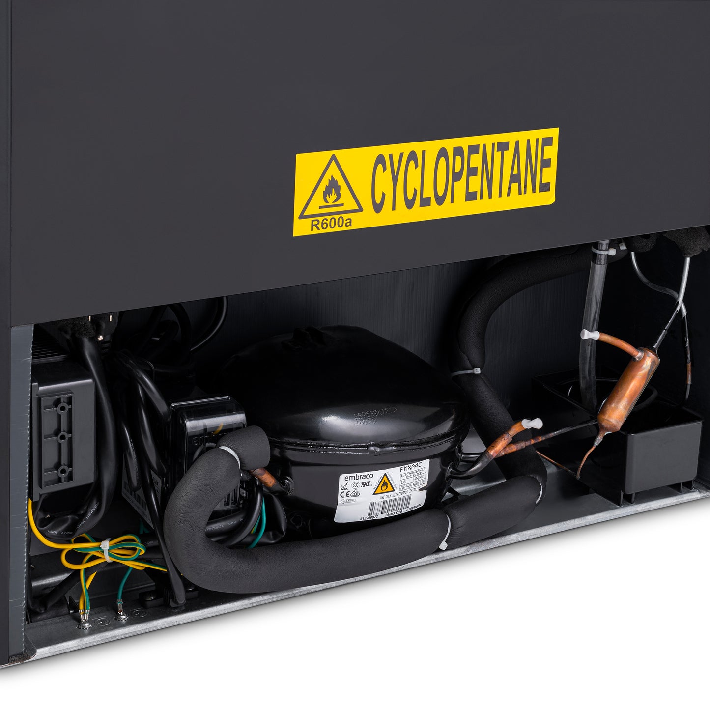 Newair® 76-Bottle 23" Stainless Steel Freestanding Dual Zone Wine Fridge