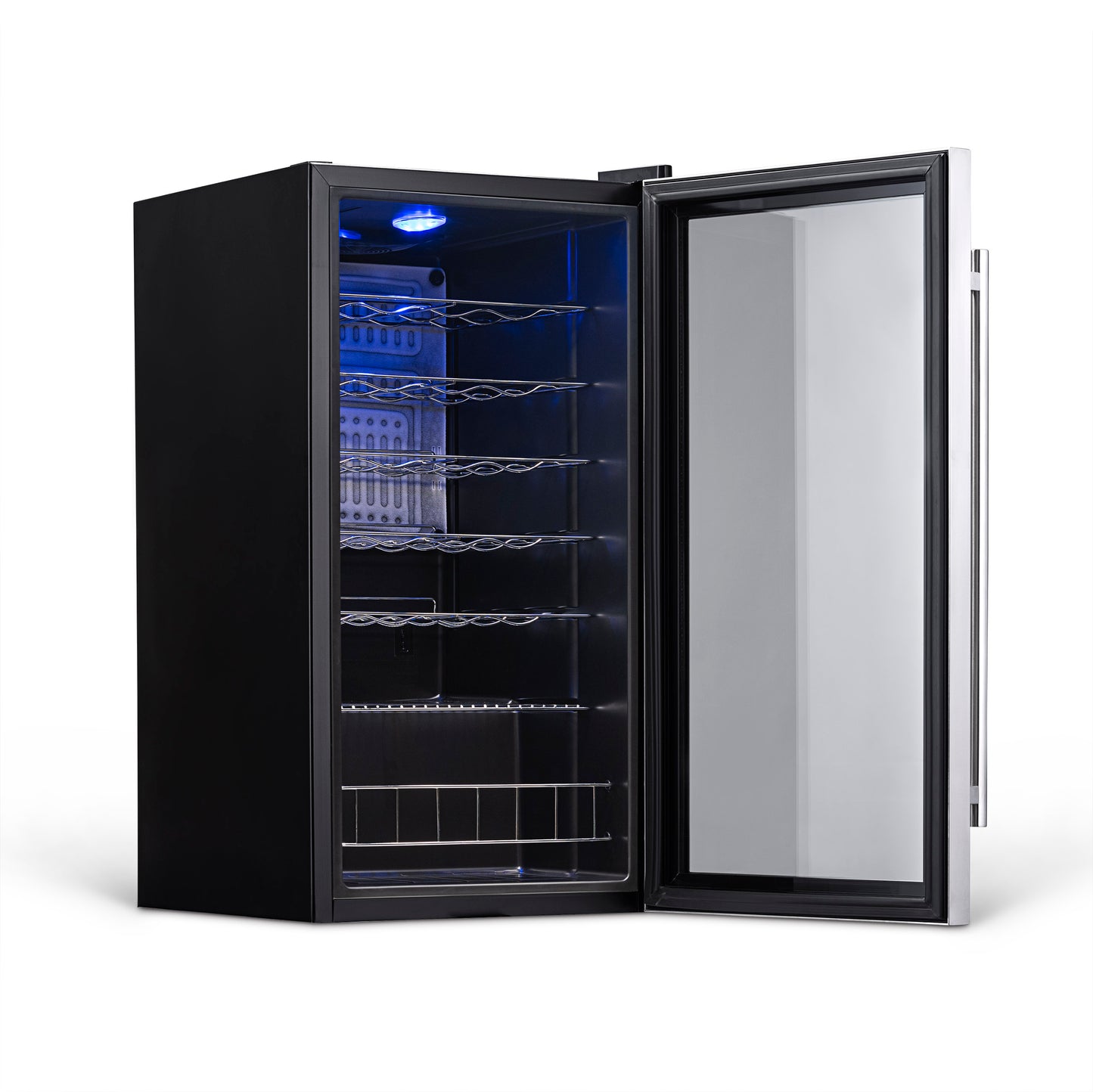 Newair® 27-Bottle 16.9" Stainless Steel Freestanding Wine Fridge
