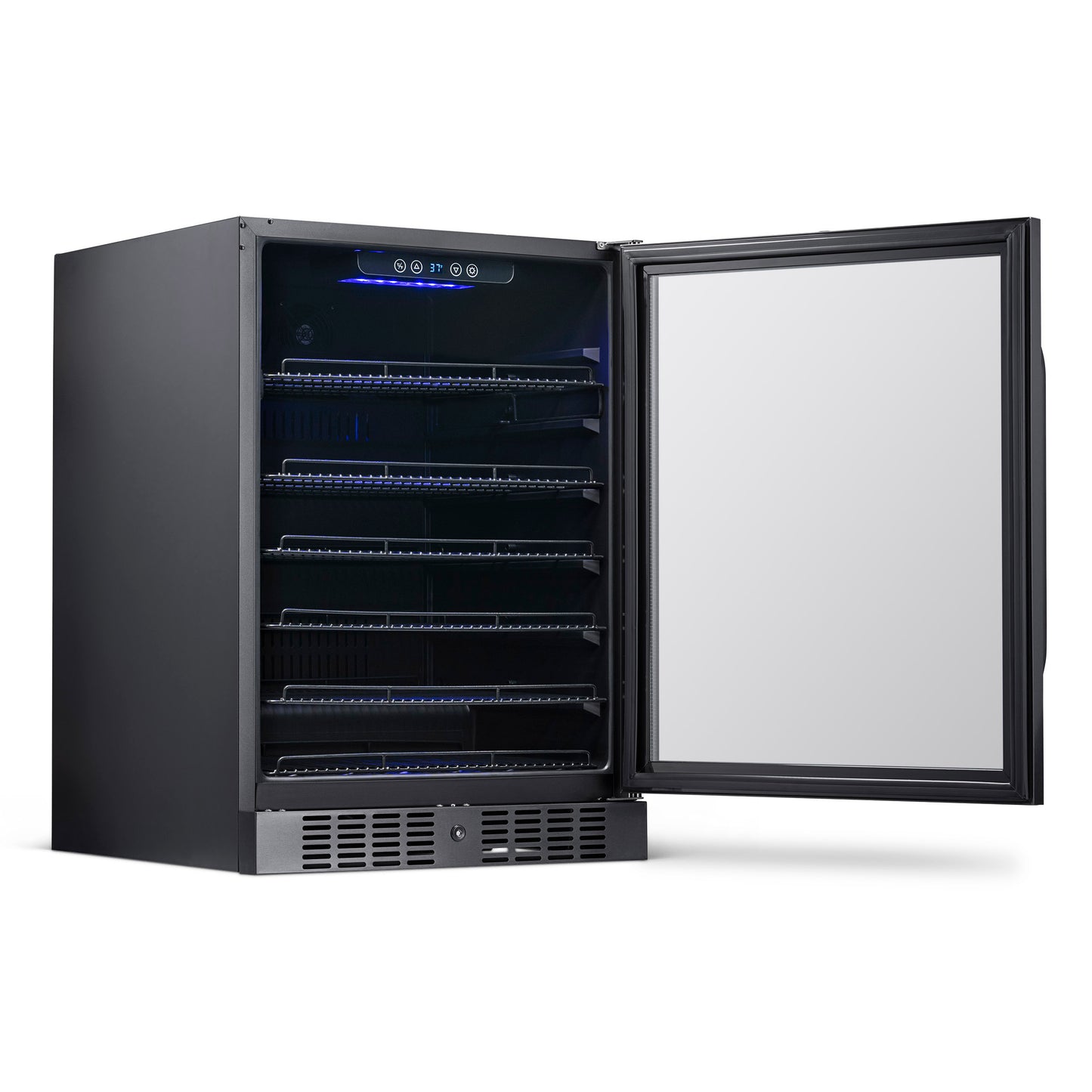 Newair® 177-Can Built-In Black Beverage Fridge - 24"