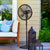 Newair Outdoor Misting Fan and Pedestal Fan Combination, 600 sq. ft. With 3 Fan Speeds and Sturdy All Metal Design, Connects Directly to Your Hose Misting Fans    