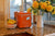 Newair Countertop Ice Maker, 28 lbs. of Ice a Day, 3 Ice Sizes, BPA-Free Parts Ice Makers    Orange