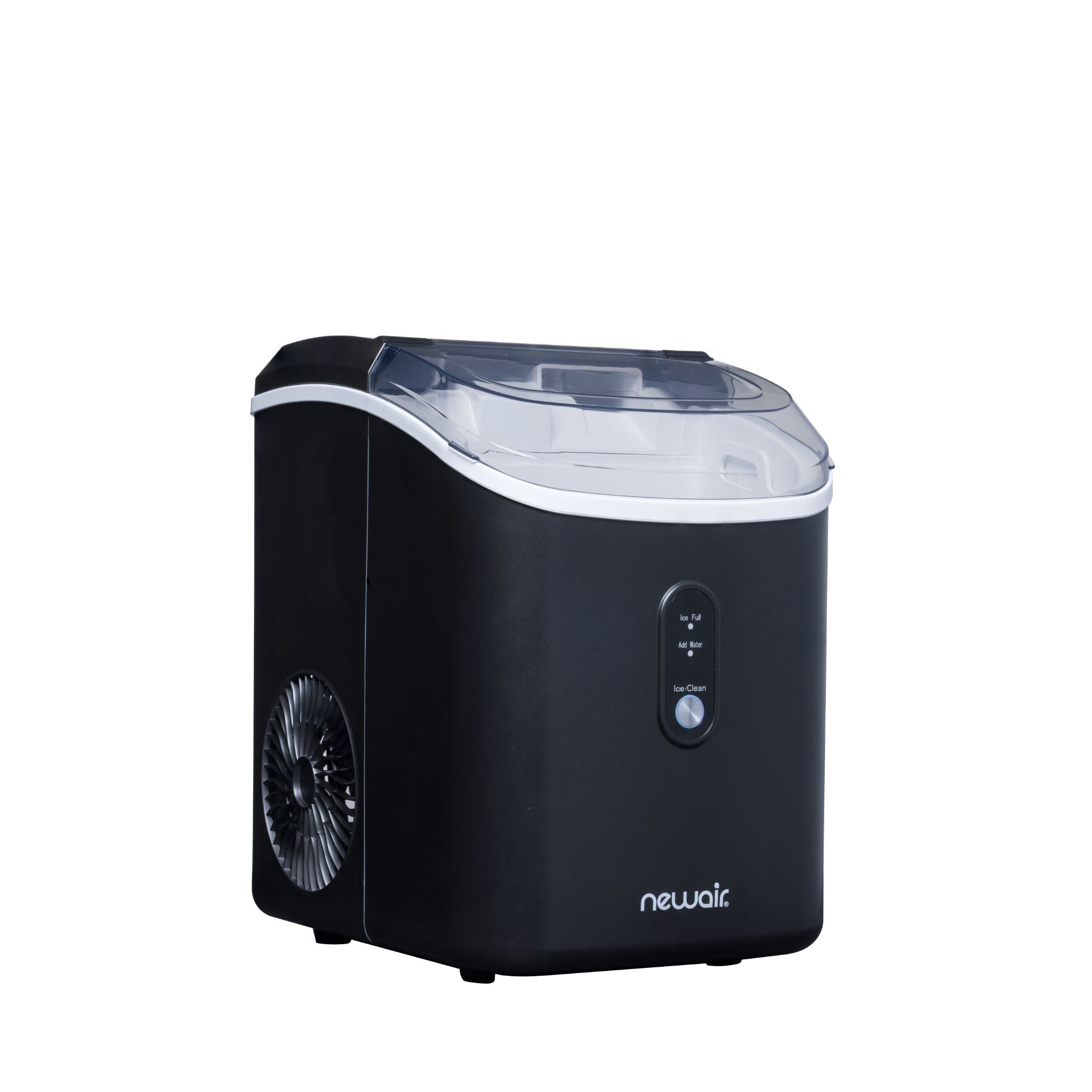 Newair 26 lbs. Countertop Nugget Ice Maker, Large Ice Viewing Window,  Self-Cleaning Button and Easy-Pour Waterspout, Perfect for Cocktails,  Smoothies
