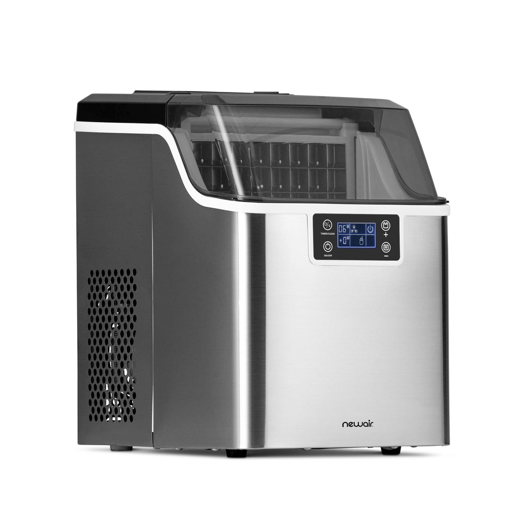 Newair Clear Ice Maker 45 lbs, Countertop & Portable