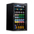 Newair 126 Can Freestanding Beverage Fridge in Onyx Black with Adjustable Shelves Beverage Fridge