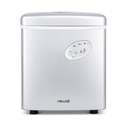 Newair Countertop Ice Maker, 28 lbs. of Ice a Day, 3 Ice Sizes, BPA-Free Parts Ice Makers AI-100S - Silver  
