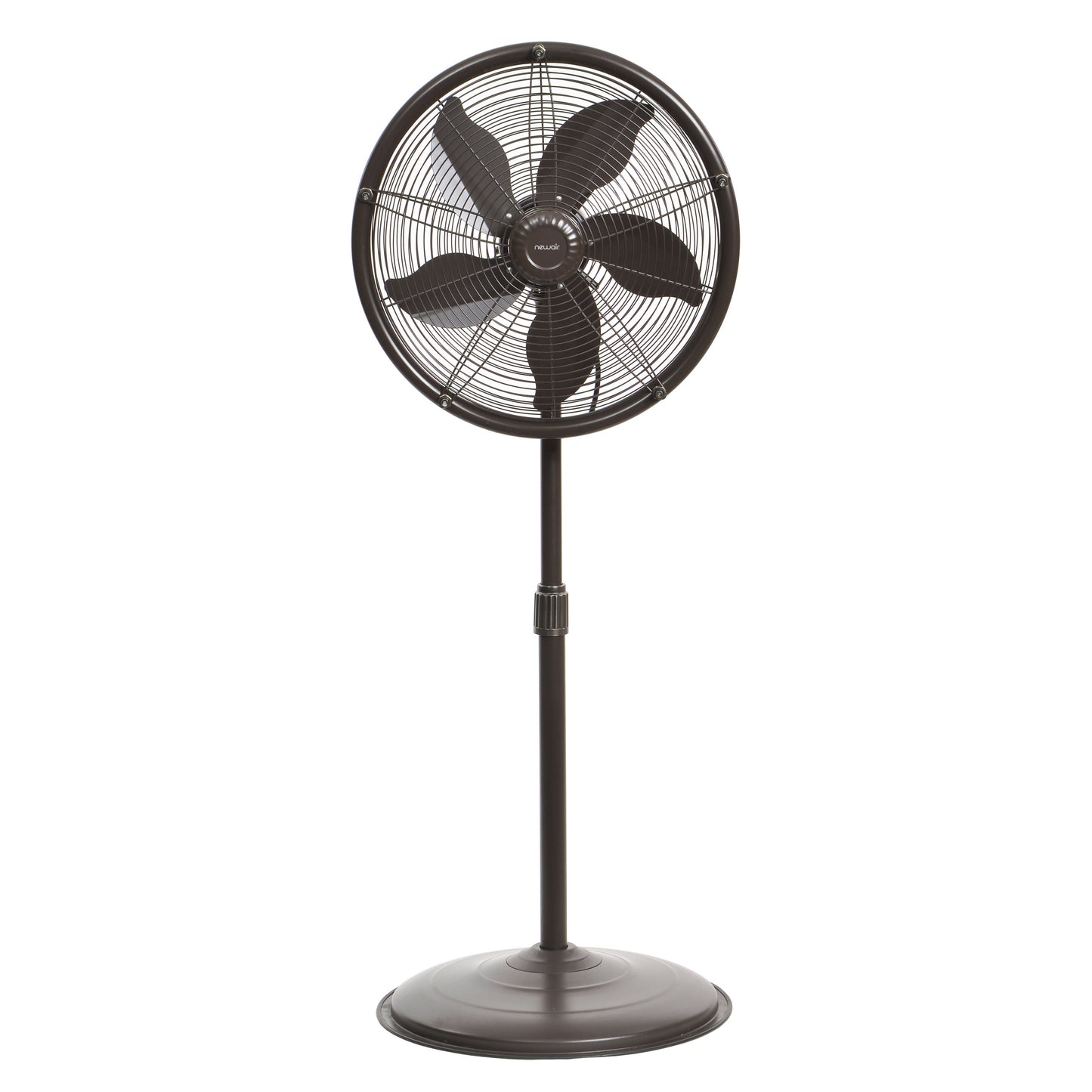 Newair Outdoor Misting Fan and Pedestal Fan Combination, 600 sq. ft. With 3 Fan Speeds and Sturdy All Metal Design, Connects Directly to Your Hose Misting Fans
