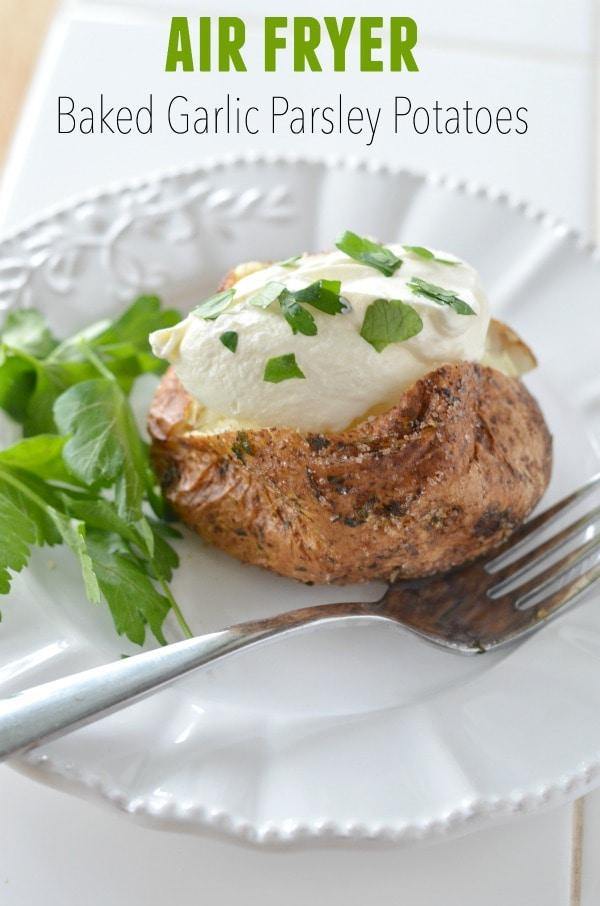 Garlic Parsley Potatoes Air Fryer Recipe