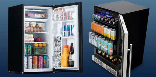 Beverage fridge vs mini fridge