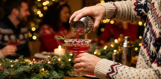 Setting Up a Holiday Beverage Station