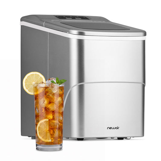 Newair® Countertop Bullet Ice Maker in Matte Black or Metallic Silver, 26 lbs/Day