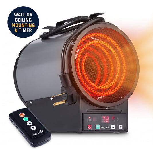 Newair® Electric Garage Heater - Freestanding or Ceiling/Wall Mounted