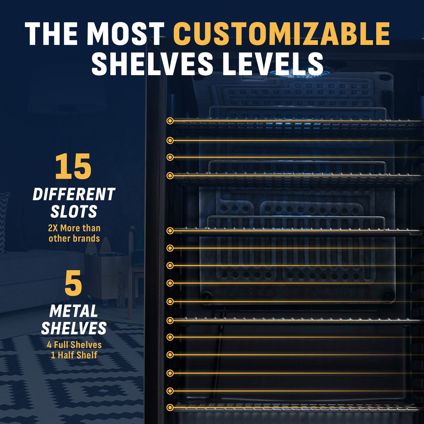 Newair® 126-Can Freestanding Black Beverage Fridge - 18.8"