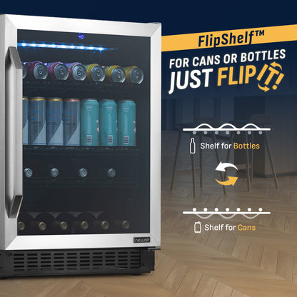 blemish-newair-flipshelf™-24-wine-and-beverage-fridge-179-can-or-49-bottle-capacity