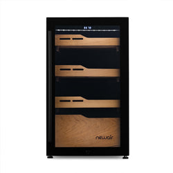 Newair 840 Count Electric Cigar Humidor, Built-in Humidification System with Opti-Temp™ Heating and Cooling Function, Precision Temperature, LED Lighting, and Peek-In™ Spanish Cedar Drawers Humidors    