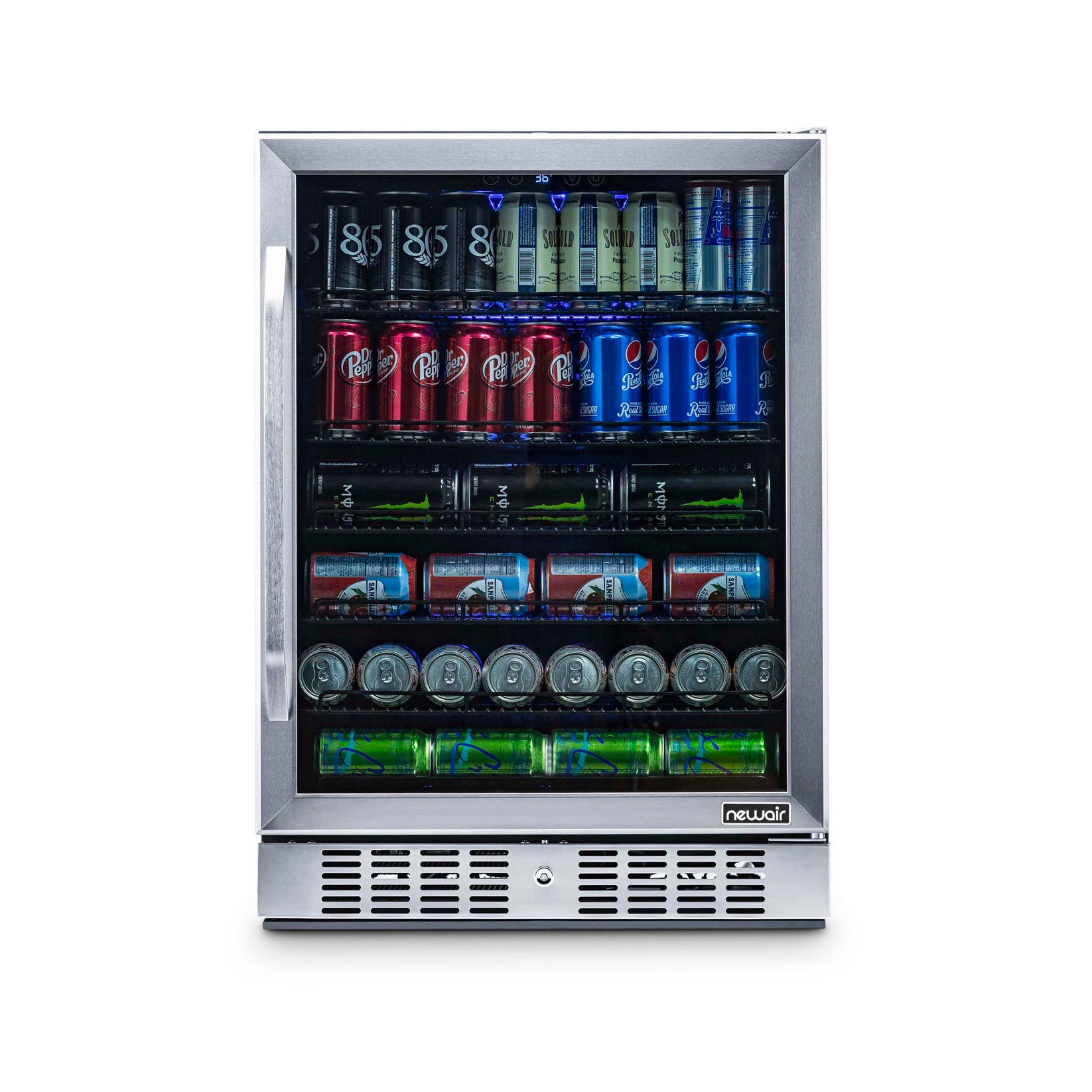 Newair 177-Can Beverage Fridge