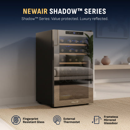newair®-24-bottle-16-9-shadowᵀᴹ-series-freestanding-wine-fridge
