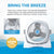 Newair 12” Air Circulator Fan with RingForce™, Compact 2-in-1 Floor or Wall Mountable Fan in White with Three Fan Speeds, Quiet Operation, Adjustable Pivot Head and Non-Slip Feet, Covers up to 285 sq. ft. Residential Evaporative Coolers    