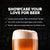 Newair “Beers of the World” Custom Designed Freestanding 126 Can Beer Fridge with SplitShelf™ Beverage Fridge