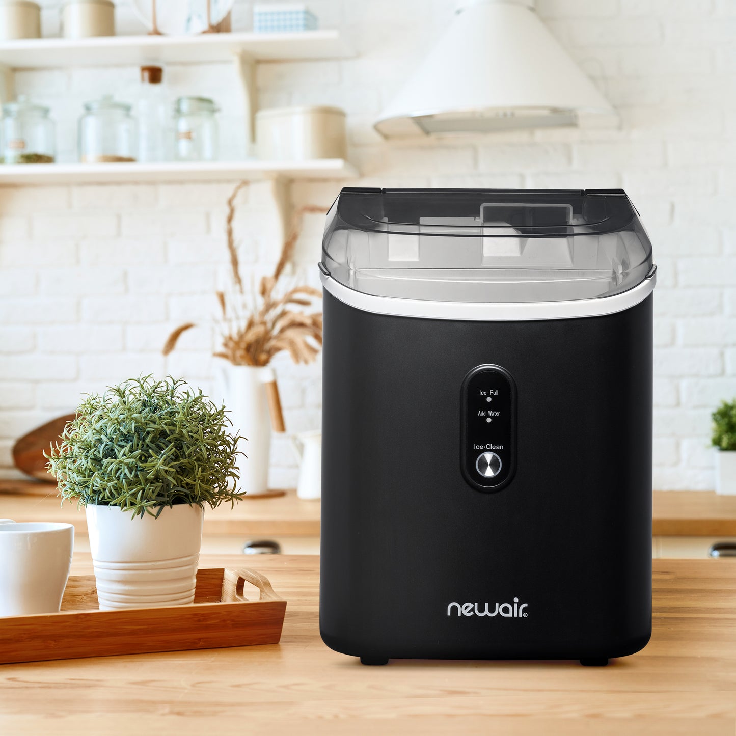 Newair® Countertop Nugget Ice Maker in Matte Black or Stainless Steel, 26 lbs/Day