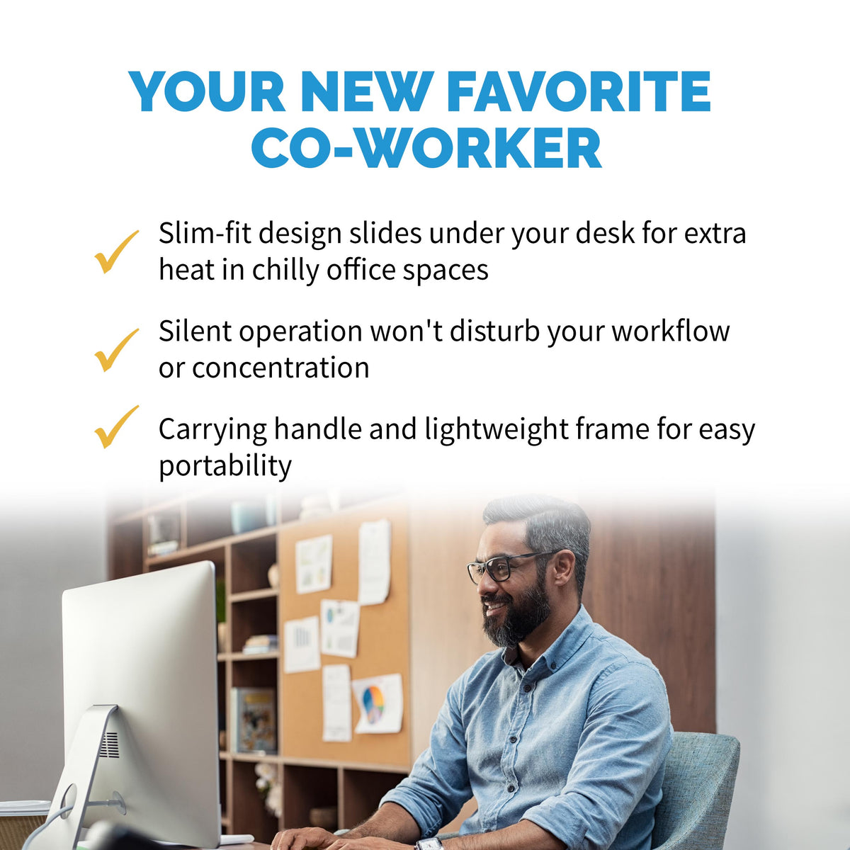 Newair® Portable Under-Desk Heater