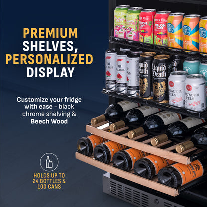 newair®-100-can-24-bottle-built-in-dual-zone-black-beverage-fridge-24