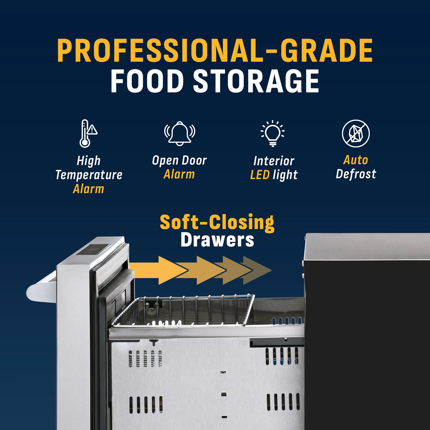 Newair® 80-can and 20-bottle Built-In/Freestanding Beverage Fridge - 24"