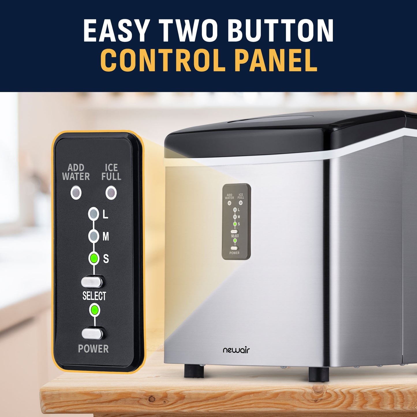 Newair® Countertop Ice Maker, Bullet Ice