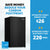 Newair 3.3 Cu. Ft. Compact Mini Refrigerator with Freezer, Can Dispenser and Energy Star Beverage Fridge  Black