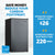 Newair 3.3 Cu. Ft. Compact Mini Refrigerator with Freezer, Can Dispenser and Energy Star Beverage Fridge    