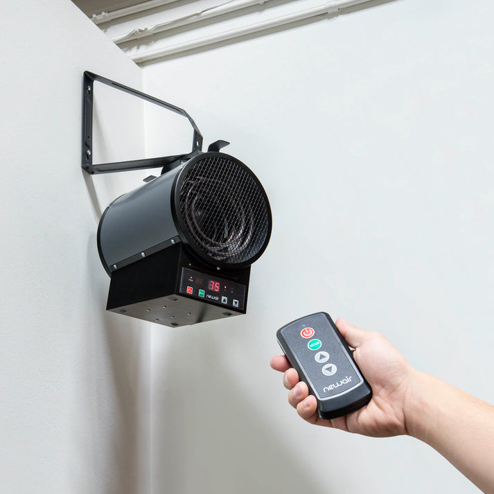 Newair® Electric Garage Heater - Freestanding or Ceiling/Wall Mounted