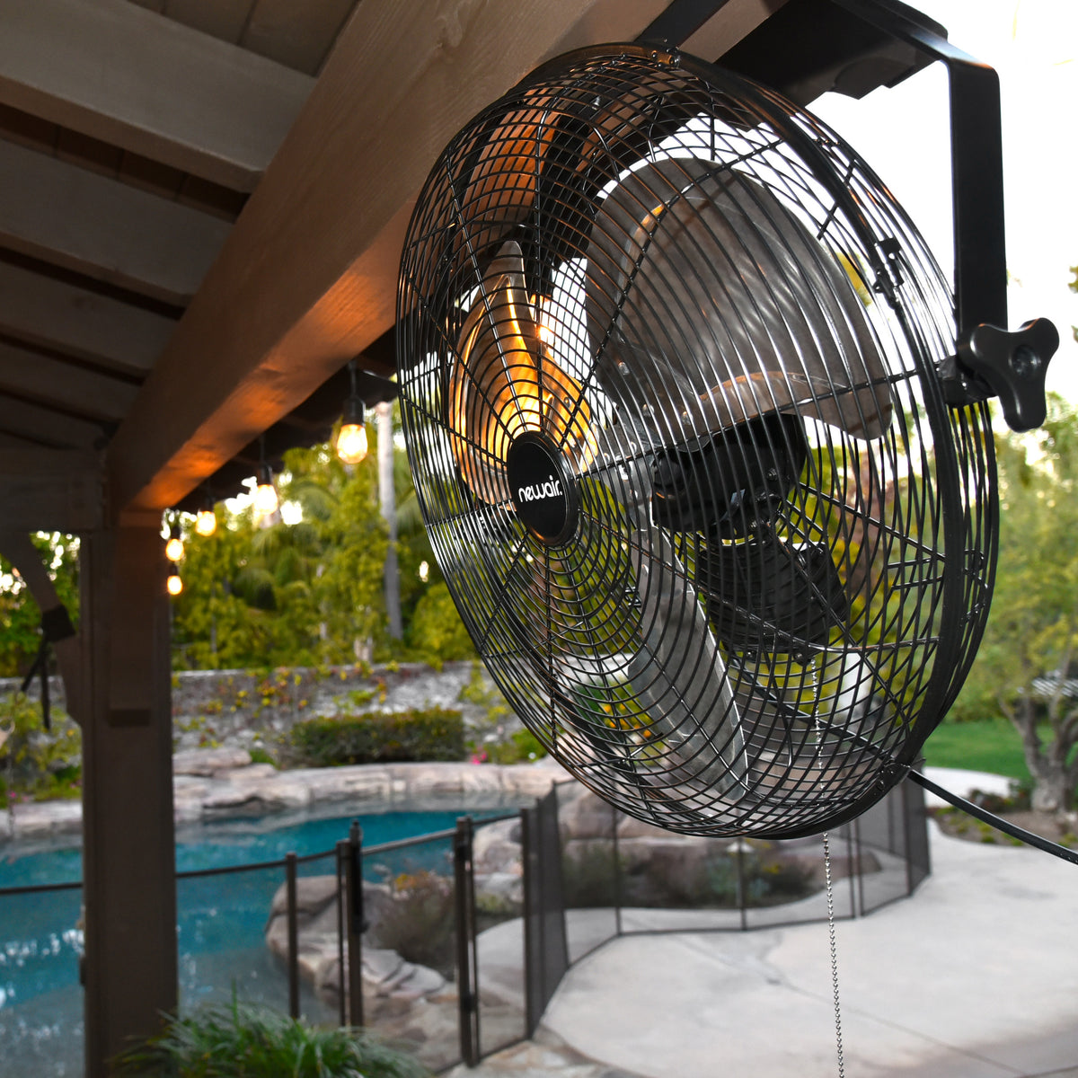 Newair® 18" - 20" Outdoor-Rated Fan - Floor or Wall Mounted