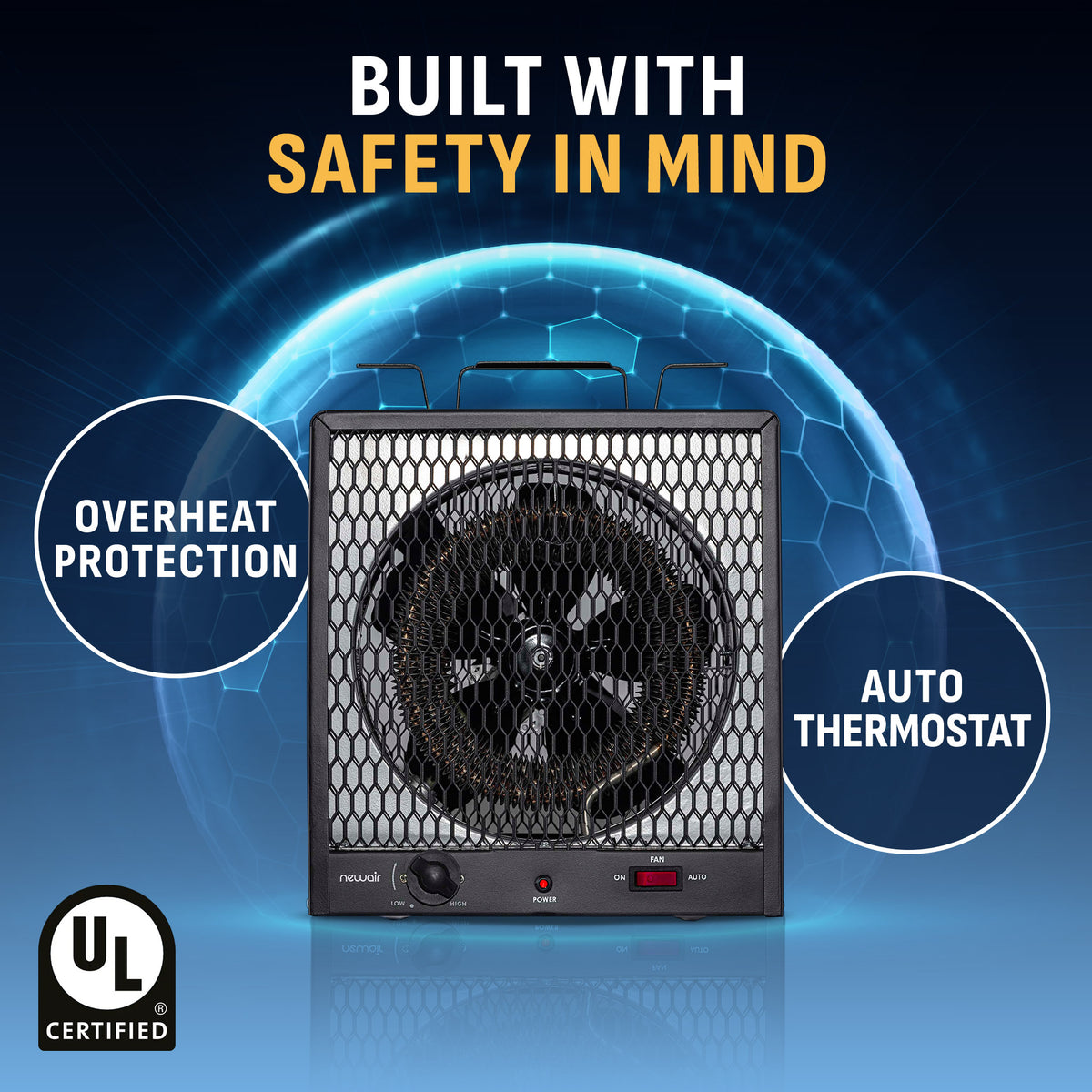 Newair® Portable Electric Garage Heater - 240v