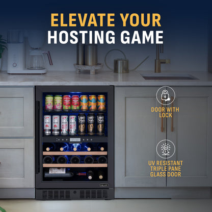newair®-100-can-24-bottle-built-in-dual-zone-black-beverage-fridge-24