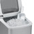 Newair 26 lbs. Countertop Ice Maker, Matte Portable and Lightweight, Intuitive Control, Large or Small Ice Size, Easy to Clean BPA-Free Parts, Perfect for Cocktails, Scotch, Soda and More Ice Makers    Metallic Silver