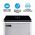 Luma Comfort Countertop Clear Ice Maker, 28 lbs. of Ice a Day with Easy to Clean BPA-Free Parts Ice Makers    Stainless Steel