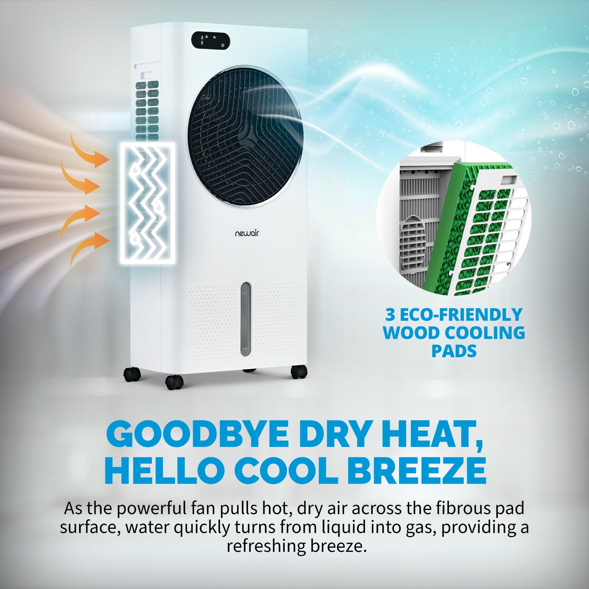 Evap Cooler Newair Evaporative Cooler And Portable Cooling Fan