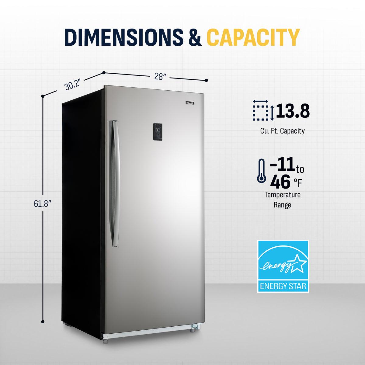 Freezer Dimensions Standard Freezer Dimensions LAGAN Fridge/freezer A+ White IKEA