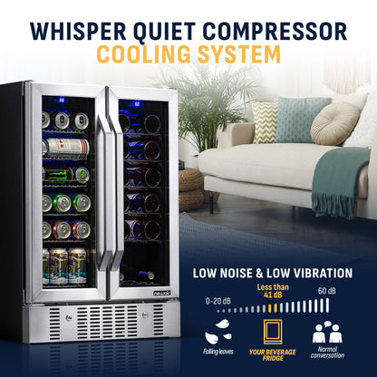 newair®-24-dual-zone-wine-and-beverage-fridge-in-stainless-steel