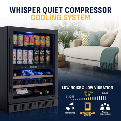 newair®-100-can-24-bottle-built-in-dual-zone-black-beverage-fridge-24
