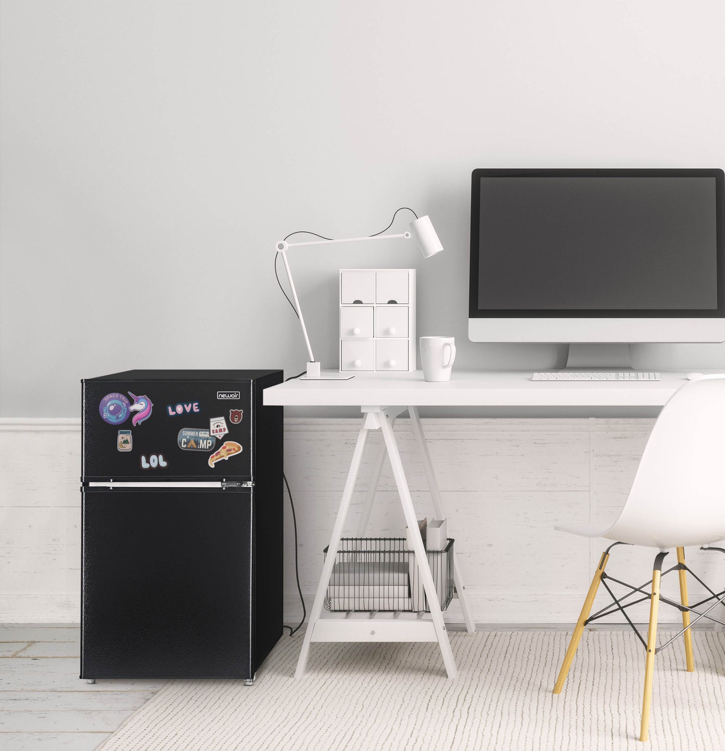 Newair® Compact Mini Fridge with Freezer, 3.1 Cu. Ft. - Black