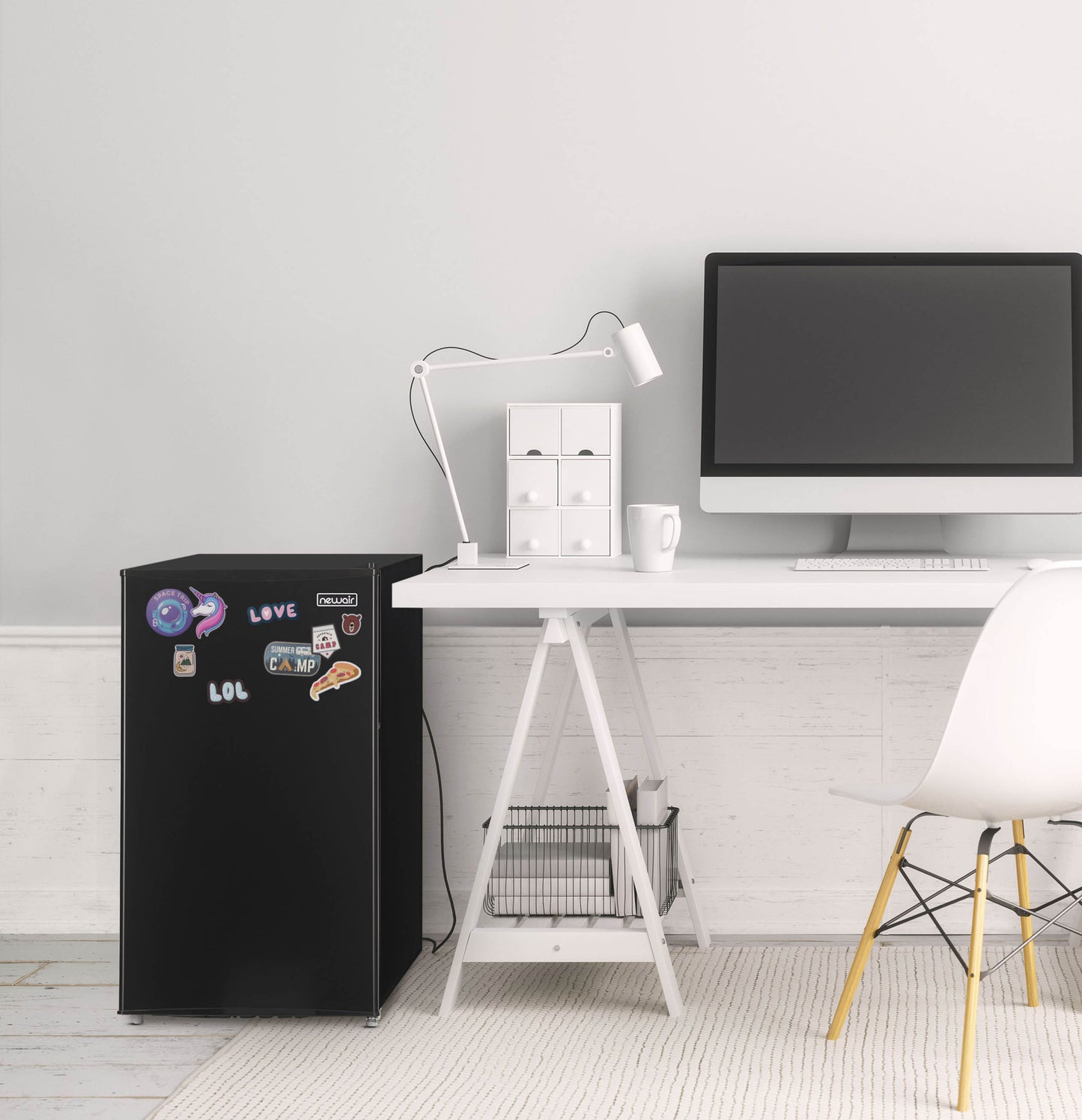 Newair® Compact Mini Fridge with Freezer, 3.3 Cu. Ft. - Black