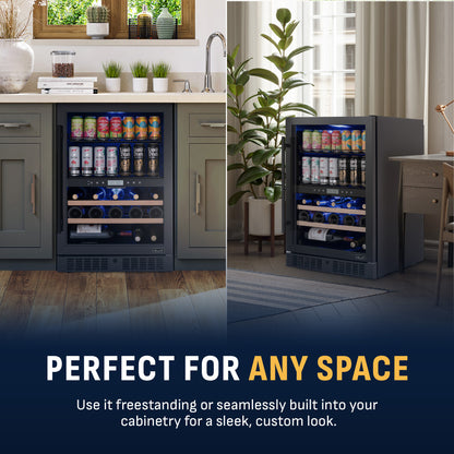 newair®-100-can-24-bottle-built-in-dual-zone-black-beverage-fridge-24