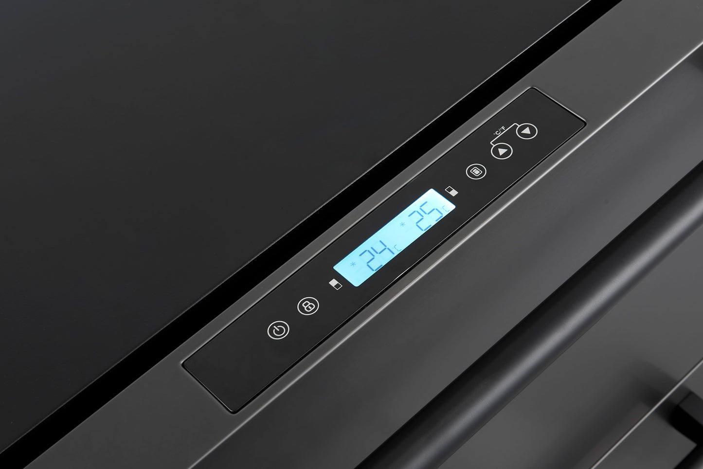 Newair 24 Inch Indoor Outdoor Dual Drawer Freezer Fridge Convertible Refrigerator Black Stainless Steel